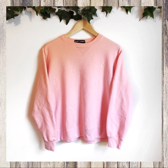 Ralph Lauren Tops - Ralph Lauren Pastel Pink Sweatshirt Size Medium